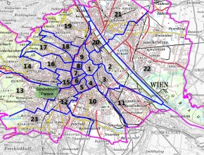 Vienna's districts